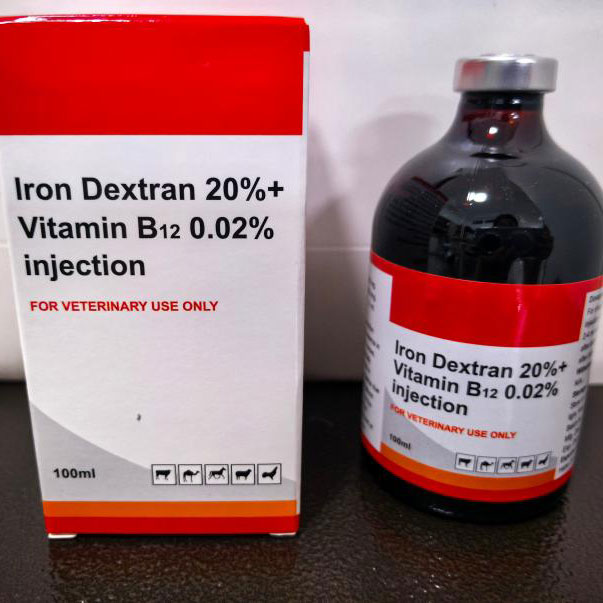 Iron Dextran 20%+ vitamin B12 0.02% injection
