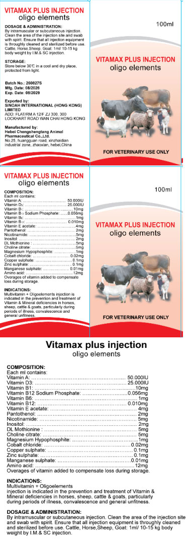 Vitamins and Oligoelement injection