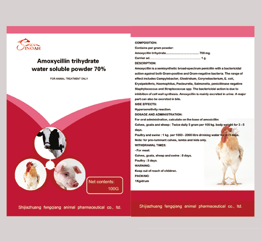 Premix and Water Soluble Powder Amoxycillin trihyd